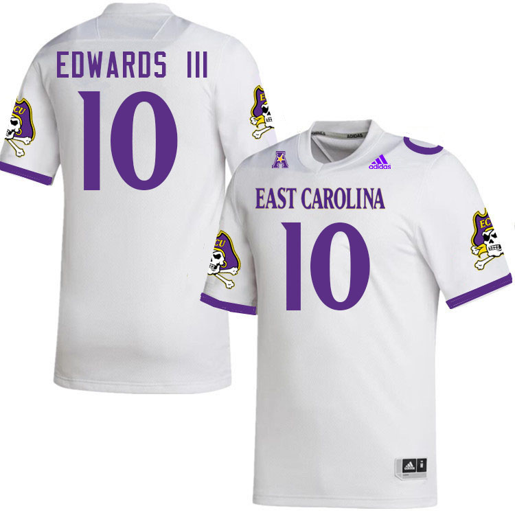 Mike Edwards III ECU Jersey,East Carolina Pirates #10 Mike Edwards III Jersey Youth College-White